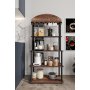 HANAH HOME Coffee Stand polica Time Walnut (282PTR1307) - slika 2