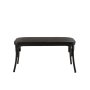 HANAH HOME Klupa Oliver Bench Black (869VEL8116) - slika 1