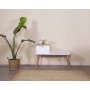 HANAH HOME Klupa Bohem White (277WLN1101) - slika 1