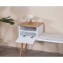 HANAH HOME Klupa Bohem White (277WLN1101) - slika 4