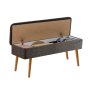 HANAH HOME Klupa Vina 1053 2 Anthracite Atlantic (869VEL5299) - slika 3