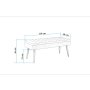HANAH HOME Klupa Vina 1053 2 Anthracite Atlantic (869VEL5299) - slika 4