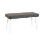 HANAH HOME Klupa Stormi Bench White Anthracite (869VEL5265) - slika 1