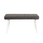 HANAH HOME Klupa Stormi Bench White Anthracite (869VEL5265) - slika 2
