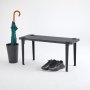 HANAH HOME Klupa Khalkeus Anthracite Black (631LGG1222) - slika 1