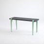 HANAH HOME Klupa Khalkeus Anthracite Mint Green (631LGG1225) - slika 2