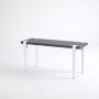 HANAH HOME Klupa Khalkeus Anthracite White (631LGG1223) - slika 2