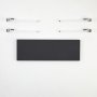 HANAH HOME Klupa Khalkeus Anthracite White (631LGG1223) - slika 3