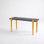 HANAH HOME Klupa Khalkeus Anthracite Yellow (631LGG1224) - slika 2