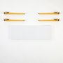 HANAH HOME Klupa Khalkeus White Yellow (631LGG1229) - slika 3