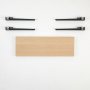 HANAH HOME Klupa Khalkeus Wooden Black (631LGG1232) - slika 3