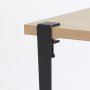 HANAH HOME Klupa Khalkeus Wooden Black (631LGG1232) - slika 4