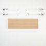 HANAH HOME Klupa Khalkeus Wooden White (631LGG1233) - slika 3