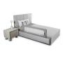 KINDERKRAFT OGRADA ZA KREVET GUARD AND DREAM LIGHT GREY - slika 3