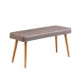 HANAH HOME Klupa Stormi Bench Atlantic Pine Grey (869VEL5215) - slika 1
