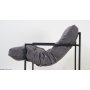 HANAH HOME 1-Seat Sofa fotelja u crno - sivoj boji Mono (379VLV4104) - slika 2