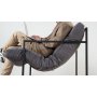 HANAH HOME 1-Seat Sofa fotelja u crno - sivoj boji Mono (379VLV4104) - slika 3