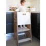 HANAH HOME Educational Tover Kule Brown White (517BMB1145) - slika 2