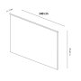 HANAH HOME Headboard Safir 140 Beige (506MNR1653) - slika 2