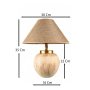 OPVIQ Stona lampa BK011 - slika 3