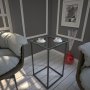 HANAH HOME Side Table Pure Glass (801CMY2868) - slika 2