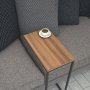 HANAH HOME Side Table Callen Walnut - slika 4