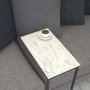 HANAH HOME Side Table Callen White Marble - slika 4