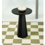 HANAH HOME Side Table Lilyum 47 Black - slika 1