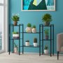 HANAH HOME Decorative Jardiniere Hector black - slika 1