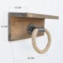 HANAH HOME Pipe Hook zidni čiviluk Boruraf136 - slika 3