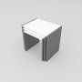 HANAH HOME Nesting Table Nora Anthracite White - slika 2
