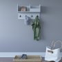 HANAH HOME Coat Hanger zidna vešalica Sameul White - slika 2