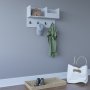 HANAH HOME Coat Hanger zidna vešalica Sameul White - slika 1