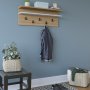 HANAH HOME Coat Hanger zidna vešalica Rolker White - slika 2