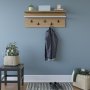 HANAH HOME Coat Hanger zidna vešalica Rolker White - slika 1