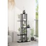 HANAH HOME Drveni štand za biljke Gardenia Flower Bed Black - slika 2