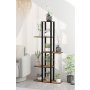 HANAH HOME Drveni štand za biljke Gardenia Flower Bed Walnut - slika 1