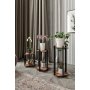 HANAH HOME Drveni štand za biljke Flower Desk Square Walnut - slika 1