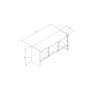 HANAH HOME Vall Hook Midnight Walnut - slika 5