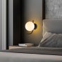 OPVIQ Vall Lamp zidna crna lampa Faruk 13727 - slika 3