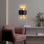 OPVIQ Vall Lamp zidna zlatno - crna lampa Noctra 15351 - slika 4
