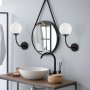 OPVIQ Vall Lamp zidna crna lampa Sferıs 15031 - slika 3