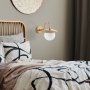OPVIQ Vall Lamp zidna zlatna lampa Anemon 15001 - slika 2