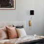 OPVIQ Vall Lamp zidna zlatno - crna lampa Lumora 15336 - slika 2