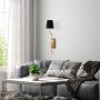 OPVIQ Vall Lamp zidna zlatno -crna lampa Lumora 15331 - slika 2