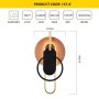 OPVIQ Vall Lamp L1124 Multicolor - slika 4