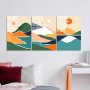 WALLXPERT Dekorativna slika od kaljenog stakla (3 komada) UV 945 45 x 65 - slika 4