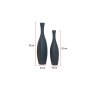WALLXPERT Vaza set Deluxe Set Anthracite - slika 3