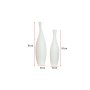 WALLXPERT Vaza set Deluxe Set White - slika 3