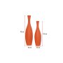 WALLXPERT Vaza Deluxe Set Orange - slika 3